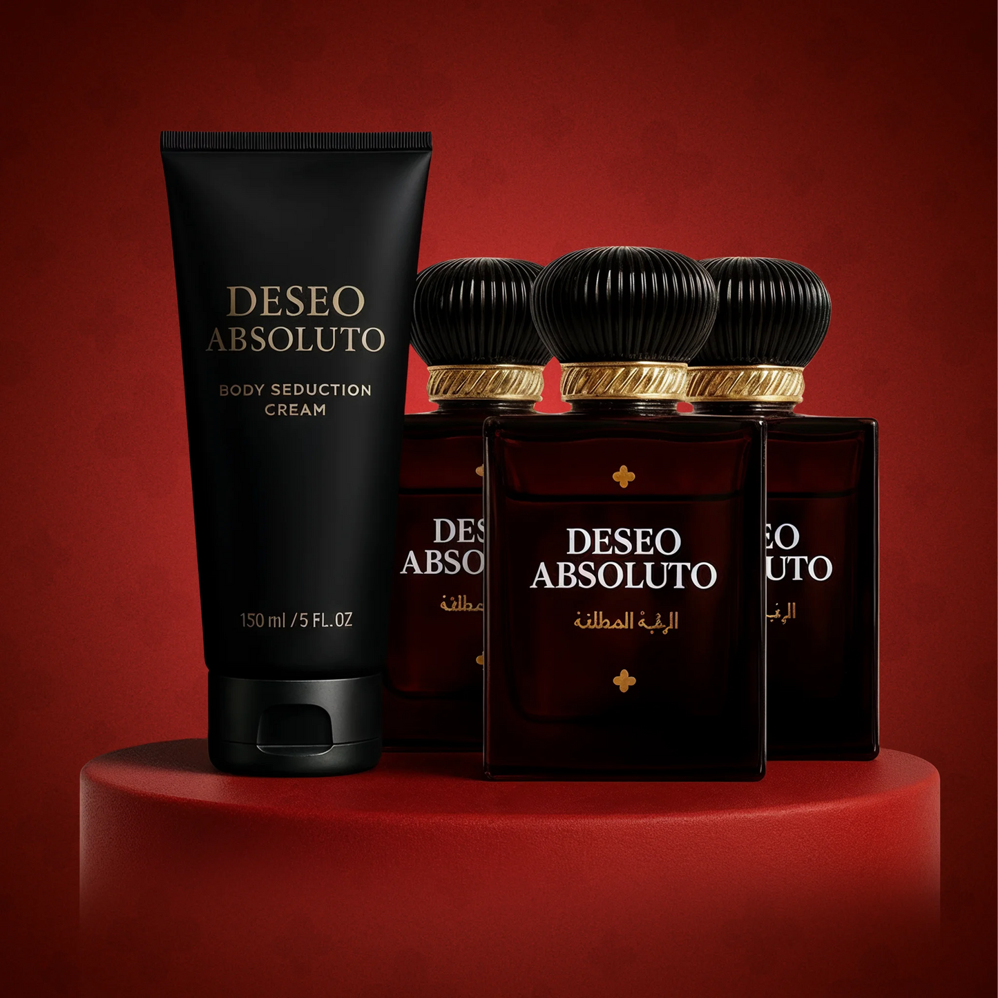 Pack 3x Deseo Absoluto + Pack 1 Crema Corporal (EXCLUSIVO)